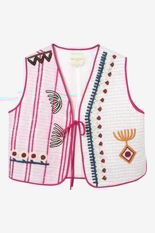 Giacca senza maniche Frida - Rosa