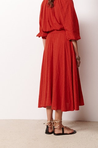 Gonna lunga Ophelia - Marrone