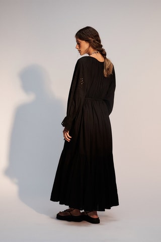 Abito lungo Adrienne - Nero