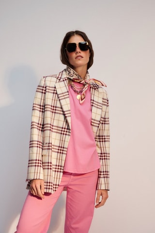 Giacca Leonora - Beige e rosso