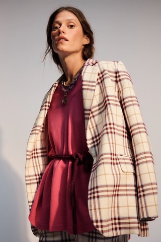 Giacca Leonora - Beige e rosso