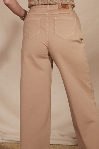 Jeans straight Fiona - Beige