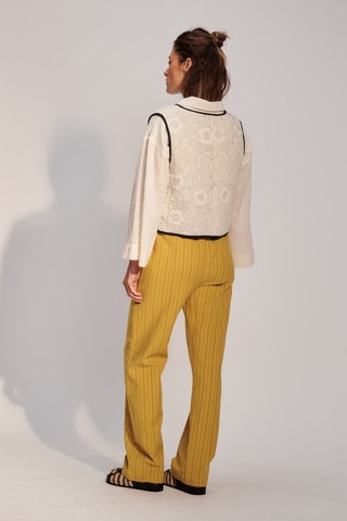 Pantaloni straight Arya - Giallo