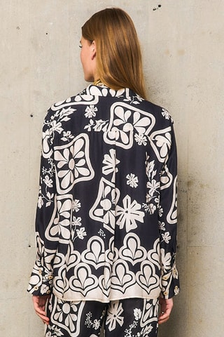 Camicia oversize Stéphanie - Nero