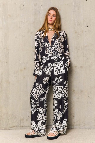 Camicia oversize Stéphanie - Nero