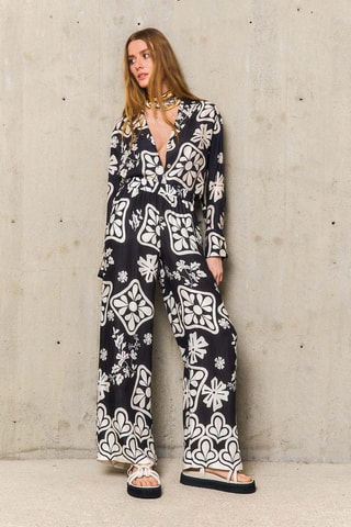 Camicia oversize Stéphanie - Nero