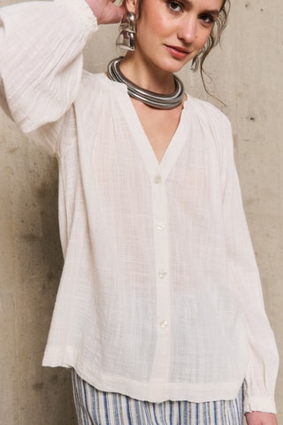 Camicia loose Candice - Beige