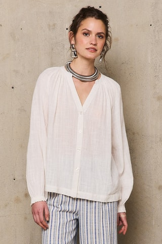 Camicia loose Candice - Beige