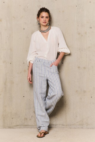 Camicia loose Candice - Beige