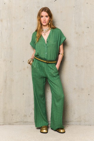 Camicia loose Candice - Marrone