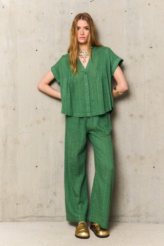 Camicia loose Candice - Marrone