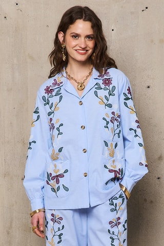 Sovracamicia Romy - Blu