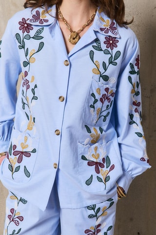 Sovracamicia Romy - Blu