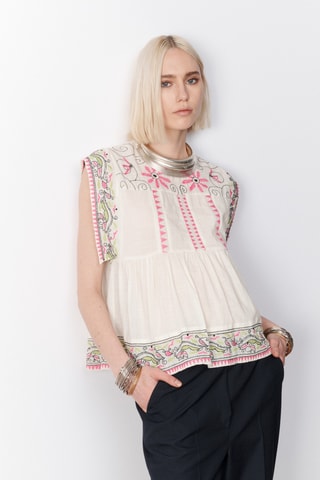 Tunica senza maniche Maëva - Beige