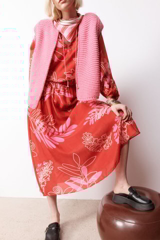 Gonna midi Ornella - Rosso