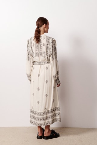 Abito lungo - Bianco e nero