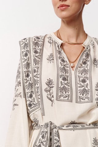 Abito lungo - Bianco e nero