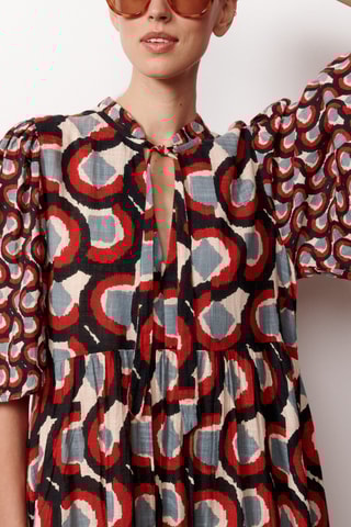 Robe midi Julietta - Bleu