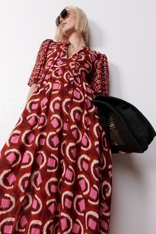 Abito midi Julietta - Rosa