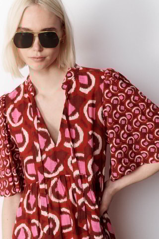 Abito midi Julietta - Rosa