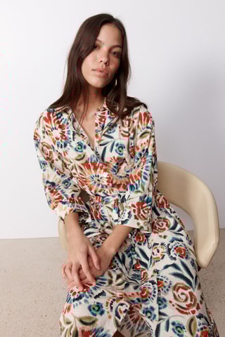 Abito a camicia Lola - Marrone