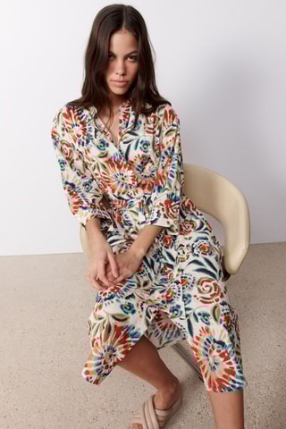 Abito a camicia Lola - Marrone