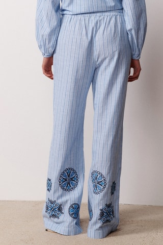 Pantaloni palazzo Gloria - Blu