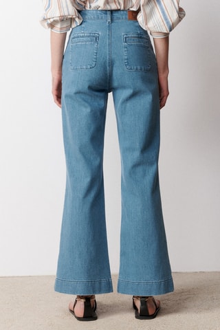 Jeans flare Theresa - Blu