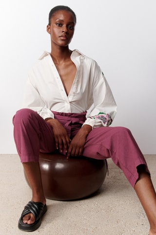 Pantaloni Alicia - Viola