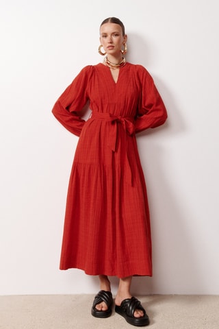 Abito lungo Ophélia - Senape