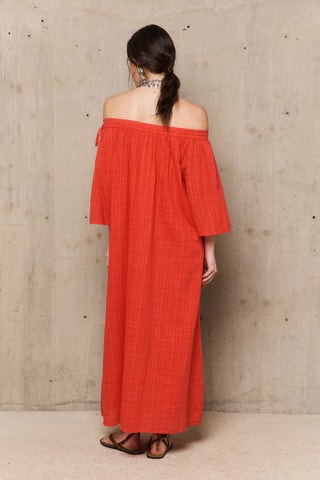 Abito lungo Candice - Rosso