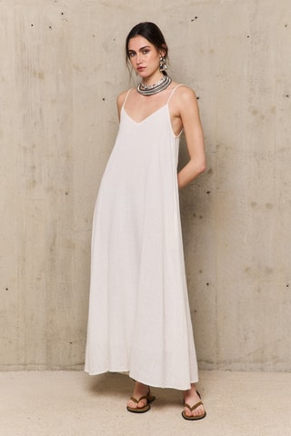 Abito lungo Candice - Beige