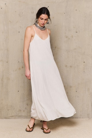 Abito lungo Candice - Beige