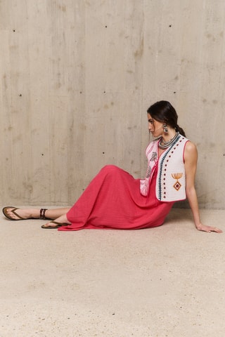 Abito lungo Candice - Rosa