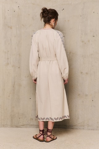 Abito in lino Adella - Beige