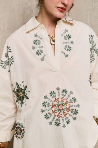 Tunica oversize Prune - Beige