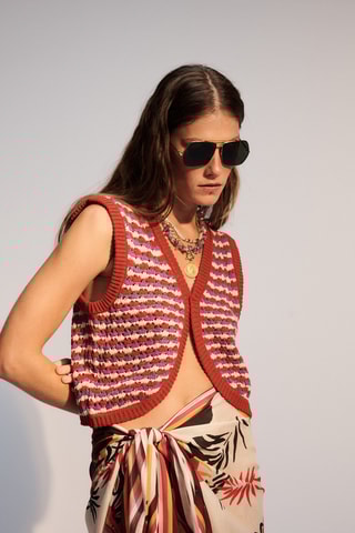 Gilet in pile Anaelle - Rosa