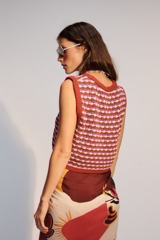 Gilet in pile Anaelle - Rosa