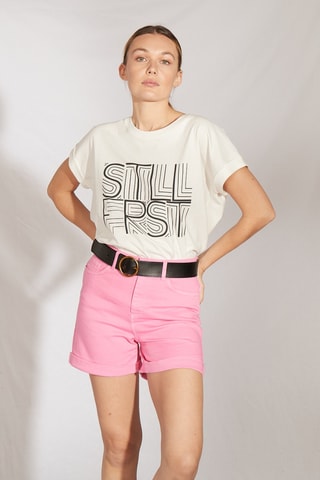 Shorts straight Fiona - Rosa