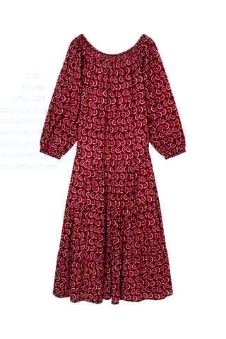 Abito con volant Julietta - Rosa