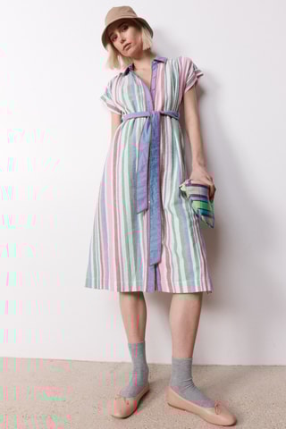 Abito a camicia Giuseppa - Marrone