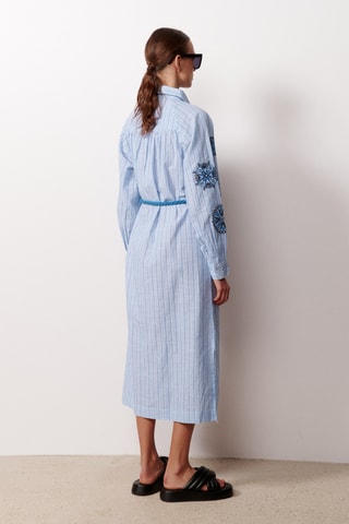 Abito a camicia Gloria - Blu