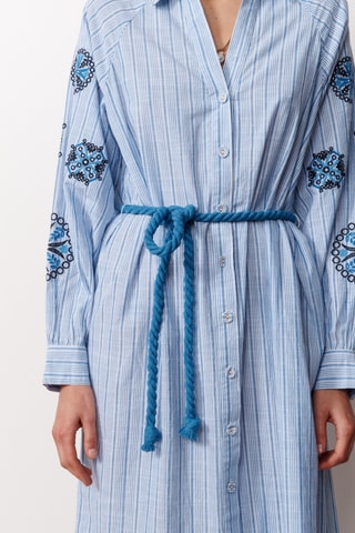 Abito a camicia Gloria - Blu