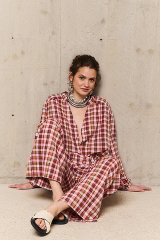 Pantaloni Petra - Bordeaux