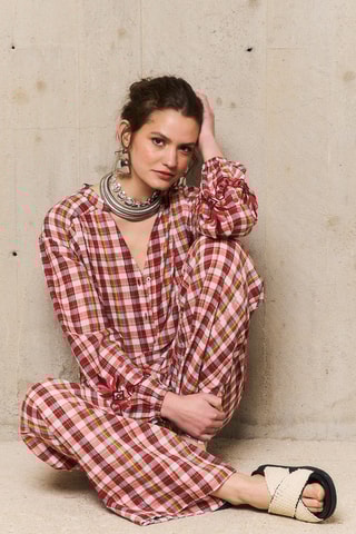 Pantaloni Petra - Bordeaux