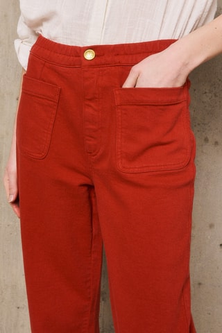 Pantaloni straight Plaquees - Corallo