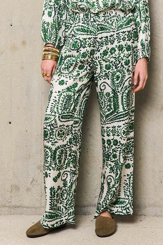 Pantaloni straight Abril - Marrone