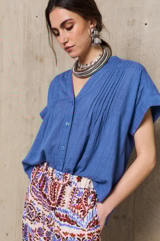 Pantaloni straight Abril - Rosso