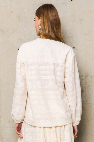 Camicia regular Laure - Beige