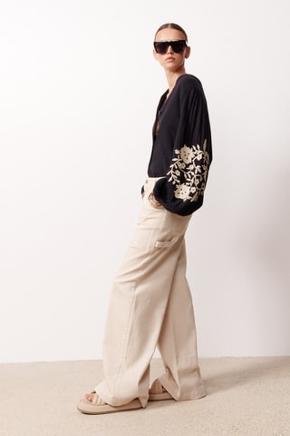 Pantaloni Gia - Beige